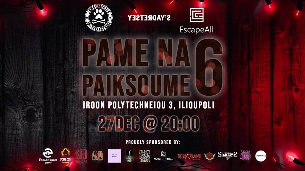 #PameNaPaixoume 6