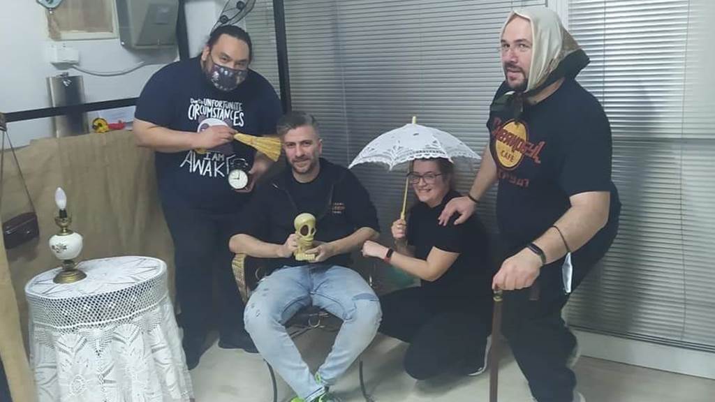 LOST IN THE STORM team photo