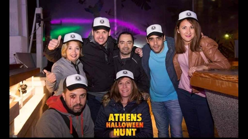 Athens Halloween Hunt 2019 team photo
