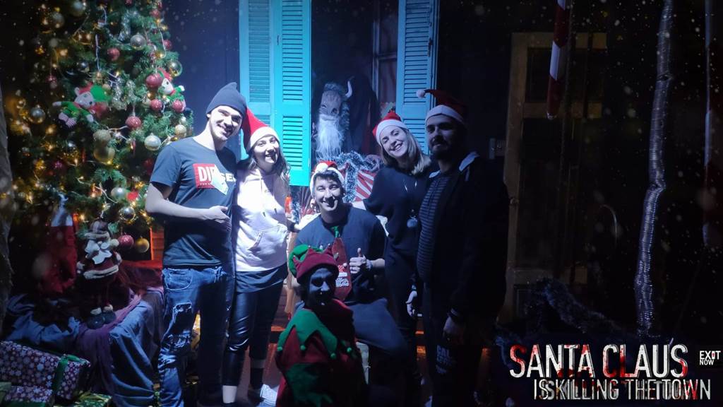 Santa Claus Is Killing The Town: Krampus team photo